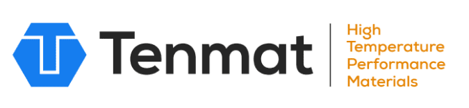 Tenmat logo with High Temperature Performance Materials written in orange text on the right.