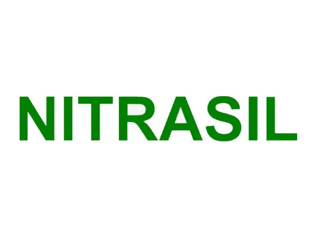 The word NITRASIL in bold green capital letters on a white background.