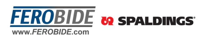 tenmat-and-spaldings-announce-exclusive-partnership1 FEROBIDE and SPALDINGS logos side by side with www.FEROBIDE.com displayed below FEROBIDE.